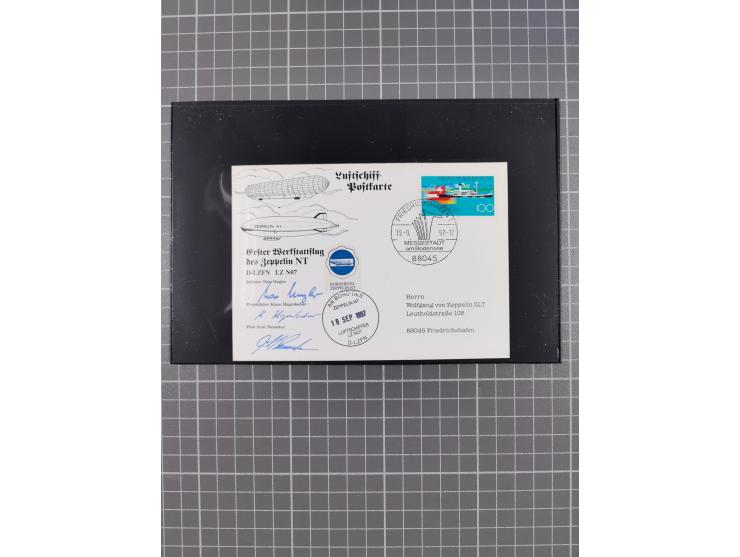 1927/92, AUTOGRAPHEN: Sammlung mit über 70 thematischen Briefen/Karten und Blocks mit insgesamt ca. 130 Unterschriften von Ko