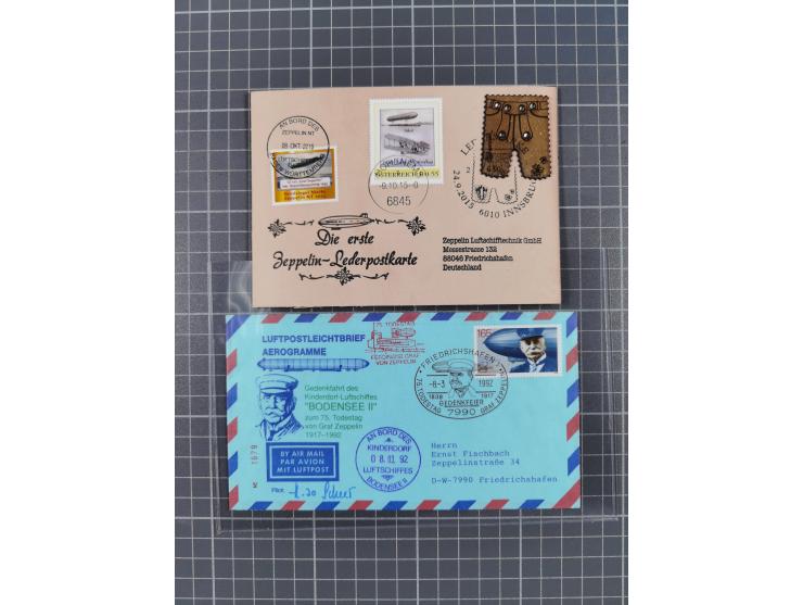 1927/92, AUTOGRAPHEN: Sammlung mit über 70 thematischen Briefen/Karten und Blocks mit insgesamt ca. 130 Unterschriften von Ko