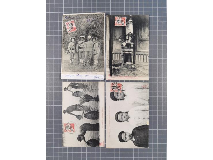 1856/1940 (ca.), over 120 covers and cards, strength before the 1930s with many multiple and mixed frankings, usages and dest