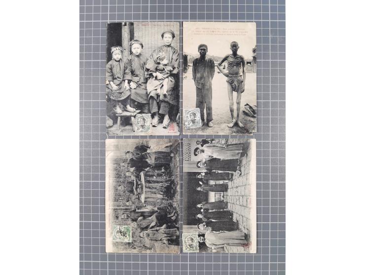 1856/1940 (ca.), over 120 covers and cards, strength before the 1930s with many multiple and mixed frankings, usages and dest