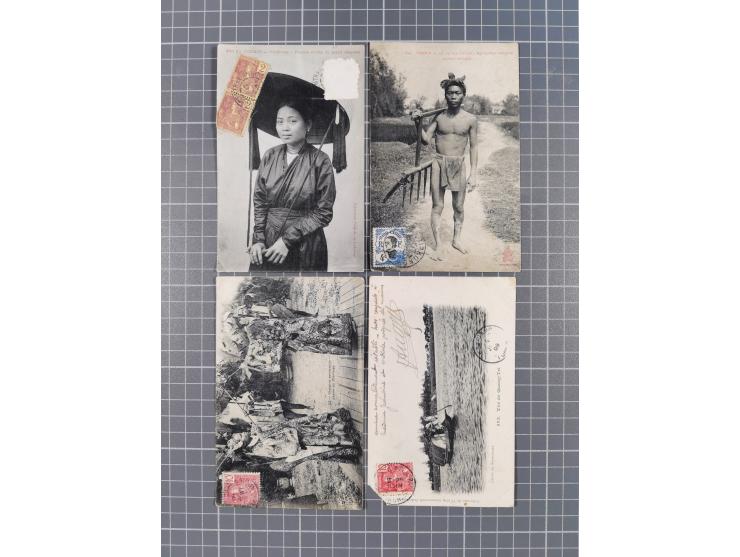 1856/1940 (ca.), over 120 covers and cards, strength before the 1930s with many multiple and mixed frankings, usages and dest