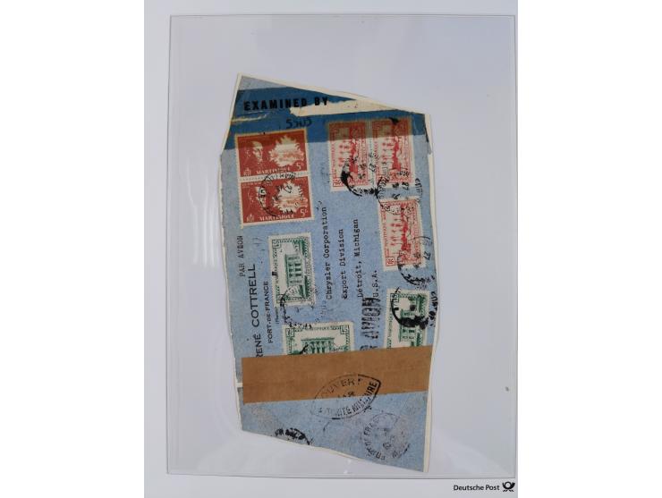 1856/1940 (ca.), over 120 covers and cards, strength before the 1930s with many multiple and mixed frankings, usages and dest