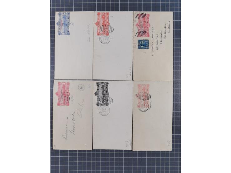 1881/93 (ca.), 22 used/unused postal stationery cards and envelopes, incl. reply card, some duplicates, mostly fine