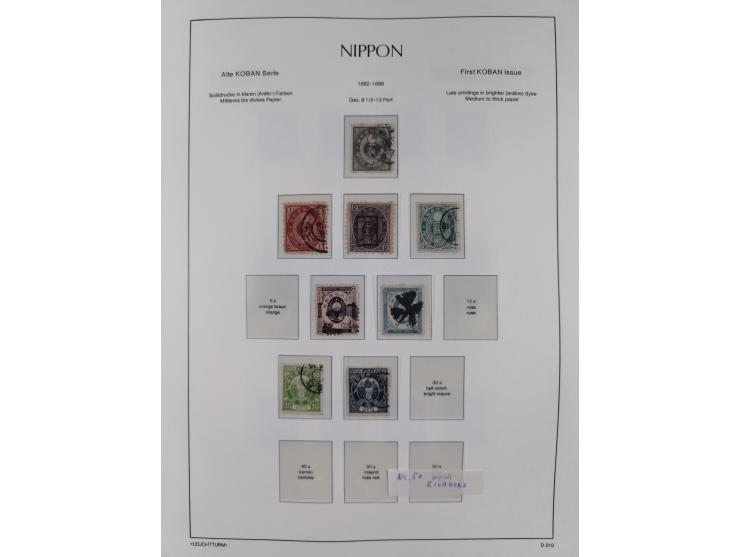 1872/1997, in the beginning mostly used and unused, from 1965-97 in the main catalogue numbers apparently complete mint never