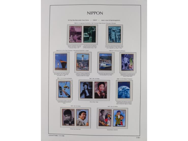 1872/1997, in the beginning mostly used and unused, from 1965-97 in the main catalogue numbers apparently complete mint never