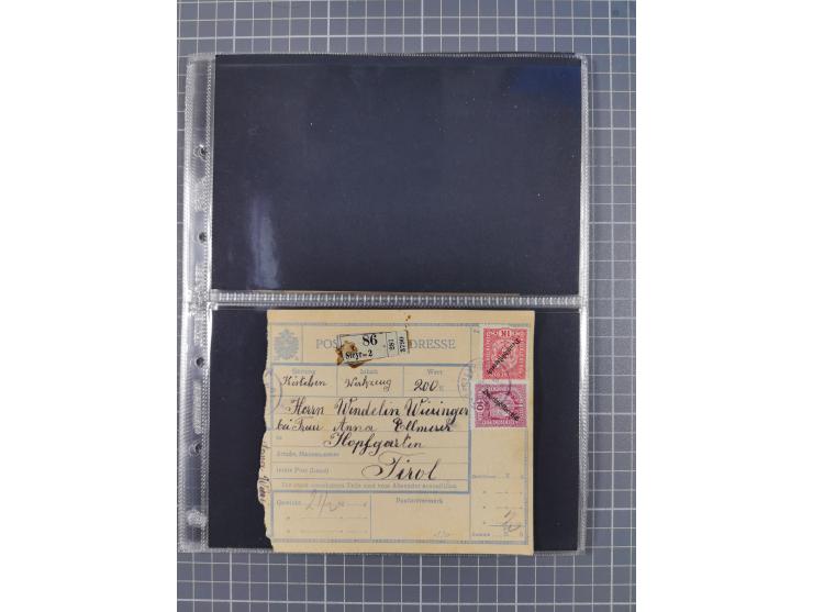 1849/2022 (ca.), large accumulation of hundreds of covers and cards, ecclectic in the making and with strength before the 194