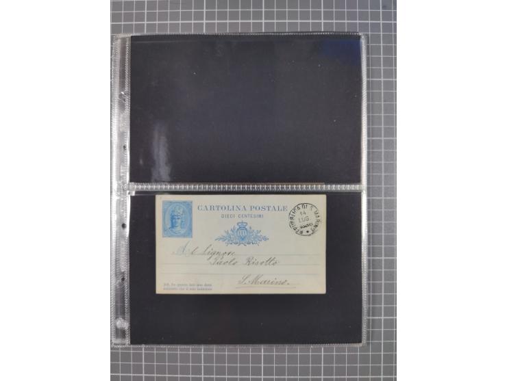 1849/2022 (ca.), large accumulation of hundreds of covers and cards, ecclectic in the making and with strength before the 194