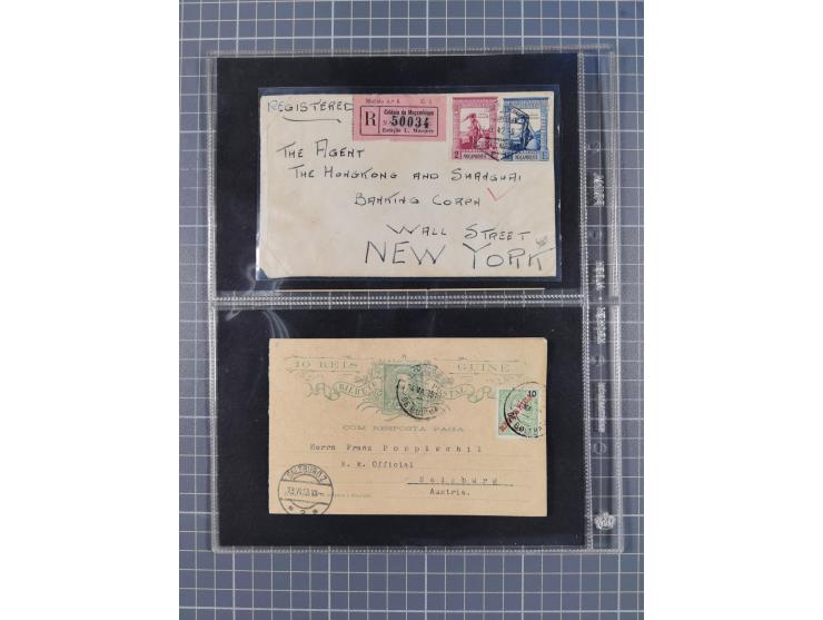 1849/2022 (ca.), large accumulation of hundreds of covers and cards, ecclectic in the making and with strength before the 194