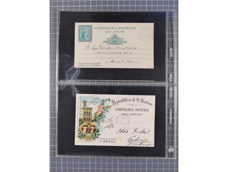 1849/2022 (ca.), large accumulation of hundreds of covers and cards, ecclectic in the making and with strength before the 194