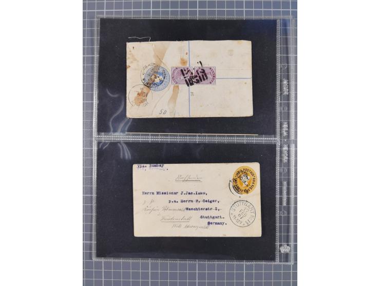 1849/2022 (ca.), large accumulation of hundreds of covers and cards, ecclectic in the making and with strength before the 194