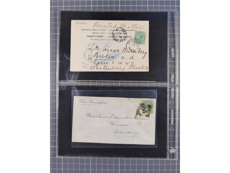 1849/2022 (ca.), large accumulation of hundreds of covers and cards, ecclectic in the making and with strength before the 194