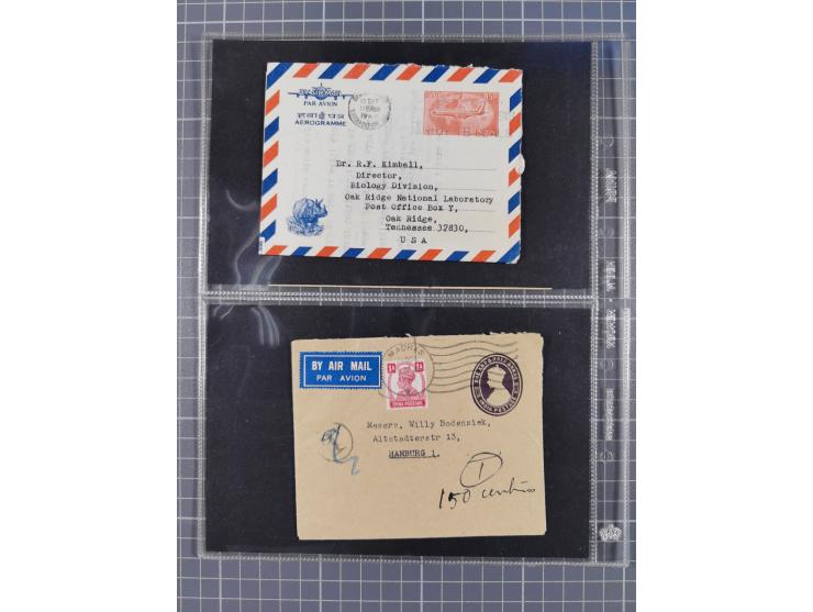 1849/2022 (ca.), large accumulation of hundreds of covers and cards, ecclectic in the making and with strength before the 194