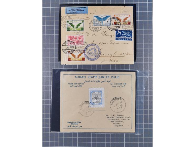 1849/2022 (ca.), large accumulation of hundreds of covers and cards, ecclectic in the making and with strength before the 194