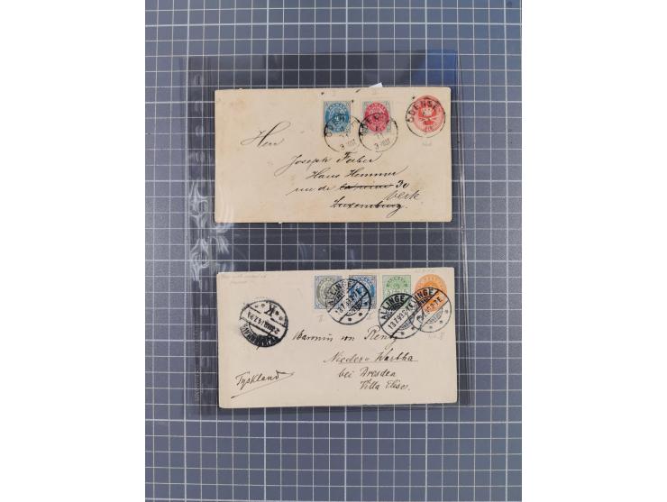 1849/2022 (ca.), large accumulation of hundreds of covers and cards, ecclectic in the making and with strength before the 194