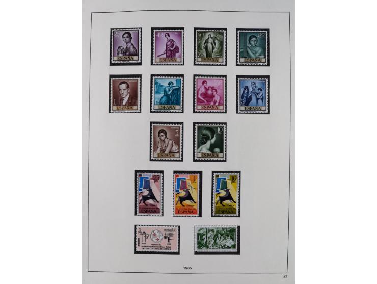 1850/1980, in the beginning mostly used and unused, from 1961-80 apparently complete mint never hinged collection, starting f