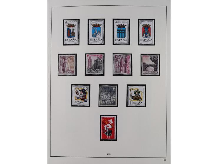 1850/1980, in the beginning mostly used and unused, from 1961-80 apparently complete mint never hinged collection, starting f