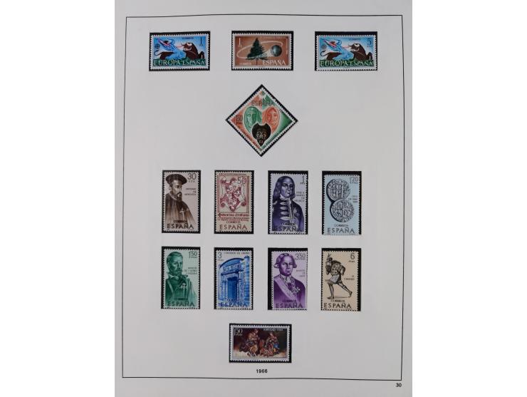 1850/1980, in the beginning mostly used and unused, from 1961-80 apparently complete mint never hinged collection, starting f