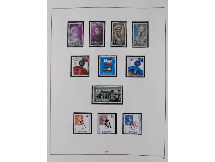 1850/1980, in the beginning mostly used and unused, from 1961-80 apparently complete mint never hinged collection, starting f