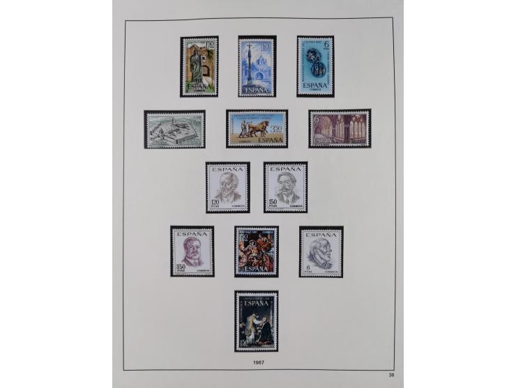 1850/1980, in the beginning mostly used and unused, from 1961-80 apparently complete mint never hinged collection, starting f