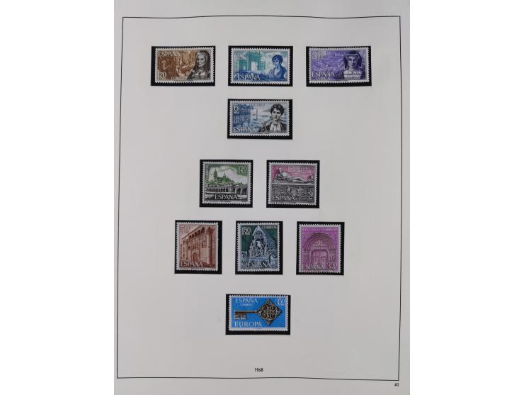 1850/1980, in the beginning mostly used and unused, from 1961-80 apparently complete mint never hinged collection, starting f