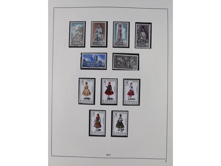 1850/1980, in the beginning mostly used and unused, from 1961-80 apparently complete mint never hinged collection, starting f