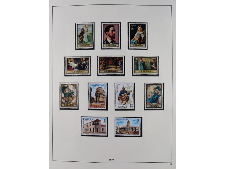 1850/1980, in the beginning mostly used and unused, from 1961-80 apparently complete mint never hinged collection, starting f