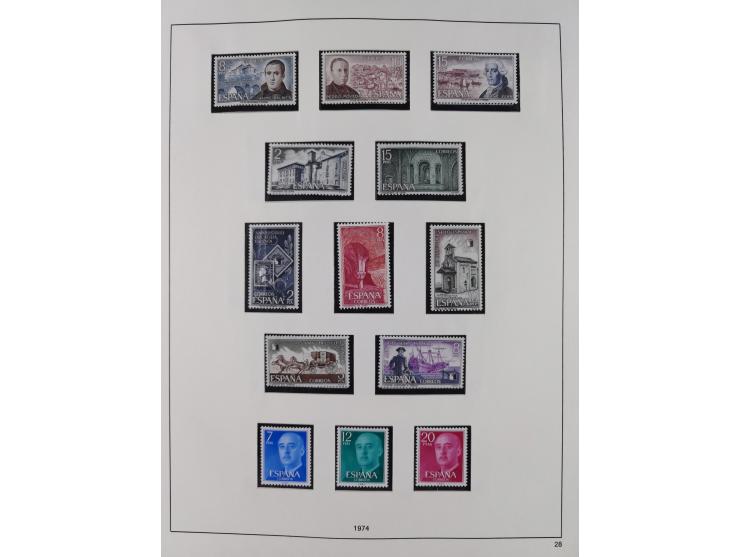 1850/1980, in the beginning mostly used and unused, from 1961-80 apparently complete mint never hinged collection, starting f