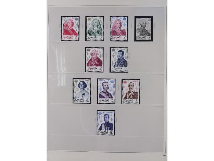 1850/1980, in the beginning mostly used and unused, from 1961-80 apparently complete mint never hinged collection, starting f