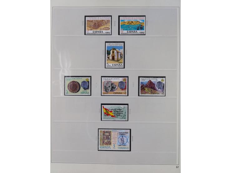 1850/1980, in the beginning mostly used and unused, from 1961-80 apparently complete mint never hinged collection, starting f