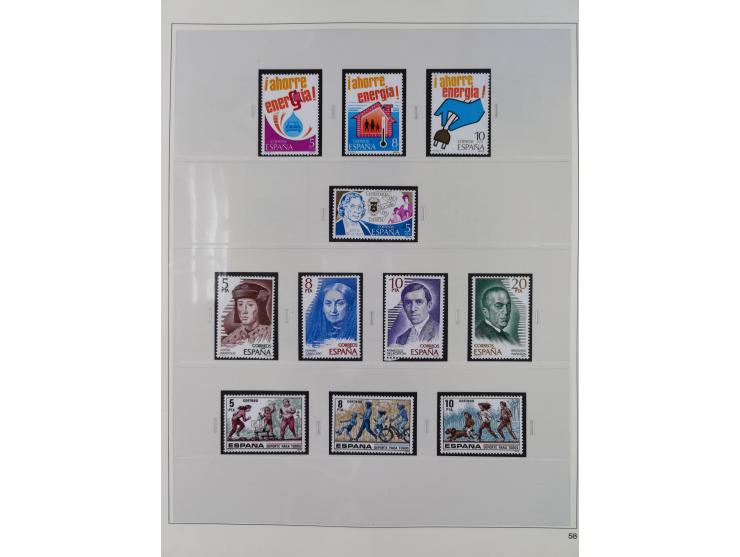 1850/1980, in the beginning mostly used and unused, from 1961-80 apparently complete mint never hinged collection, starting f