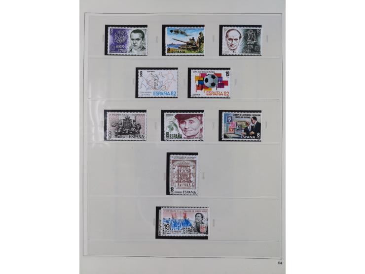 1850/1980, in the beginning mostly used and unused, from 1961-80 apparently complete mint never hinged collection, starting f