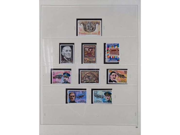 1850/1980, in the beginning mostly used and unused, from 1961-80 apparently complete mint never hinged collection, starting f