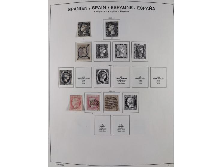 1850/1980, in the beginning mostly used and unused, from 1961-80 apparently complete mint never hinged collection, starting f