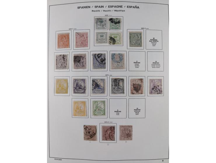 1850/1980, in the beginning mostly used and unused, from 1961-80 apparently complete mint never hinged collection, starting f