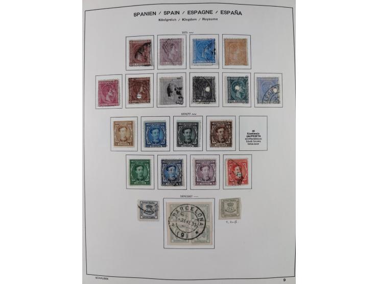 1850/1980, in the beginning mostly used and unused, from 1961-80 apparently complete mint never hinged collection, starting f