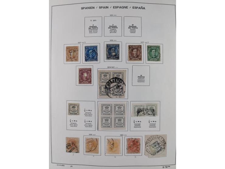 1850/1980, in the beginning mostly used and unused, from 1961-80 apparently complete mint never hinged collection, starting f