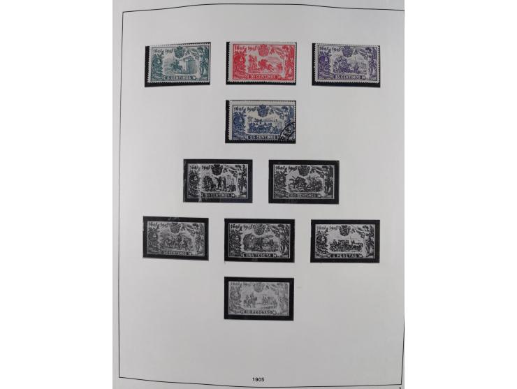 1850/1980, in the beginning mostly used and unused, from 1961-80 apparently complete mint never hinged collection, starting f