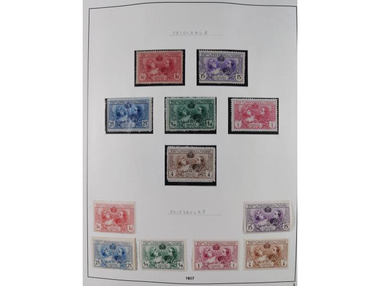 1850/1980, in the beginning mostly used and unused, from 1961-80 apparently complete mint never hinged collection, starting f