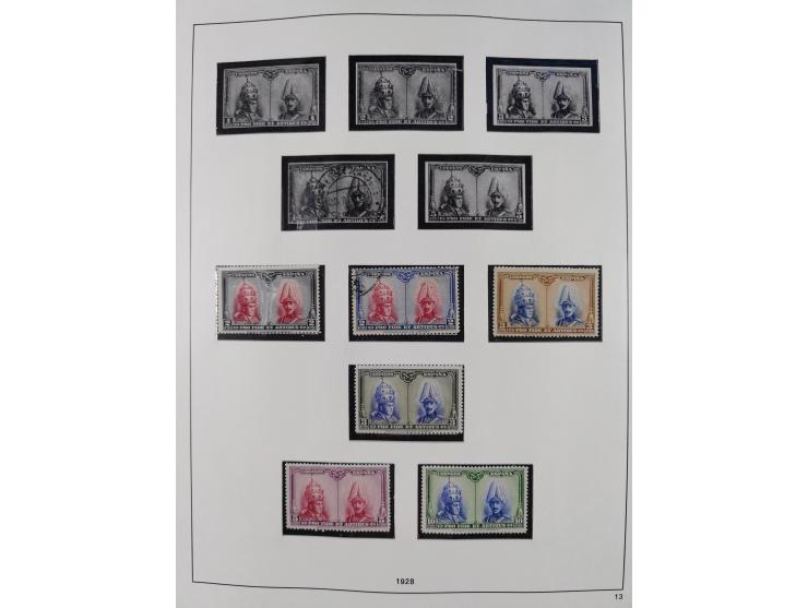 1850/1980, in the beginning mostly used and unused, from 1961-80 apparently complete mint never hinged collection, starting f