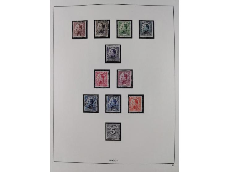 1850/1980, in the beginning mostly used and unused, from 1961-80 apparently complete mint never hinged collection, starting f