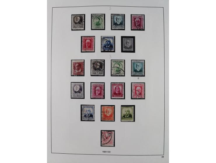 1850/1980, in the beginning mostly used and unused, from 1961-80 apparently complete mint never hinged collection, starting f