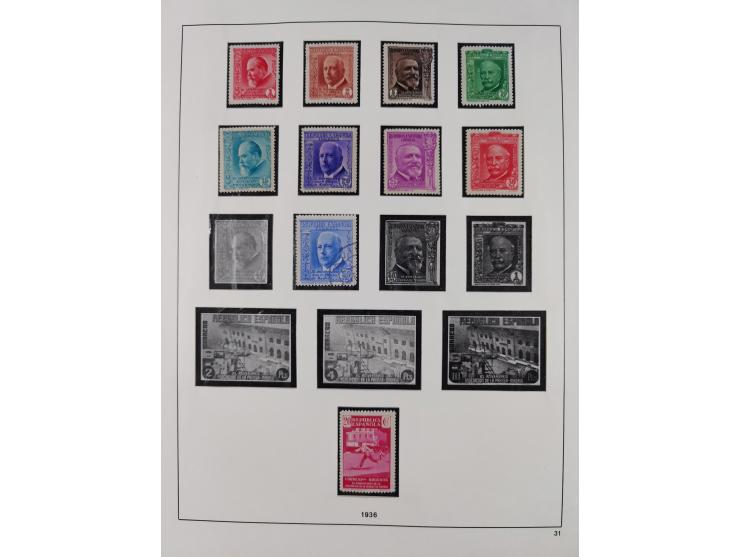 1850/1980, in the beginning mostly used and unused, from 1961-80 apparently complete mint never hinged collection, starting f