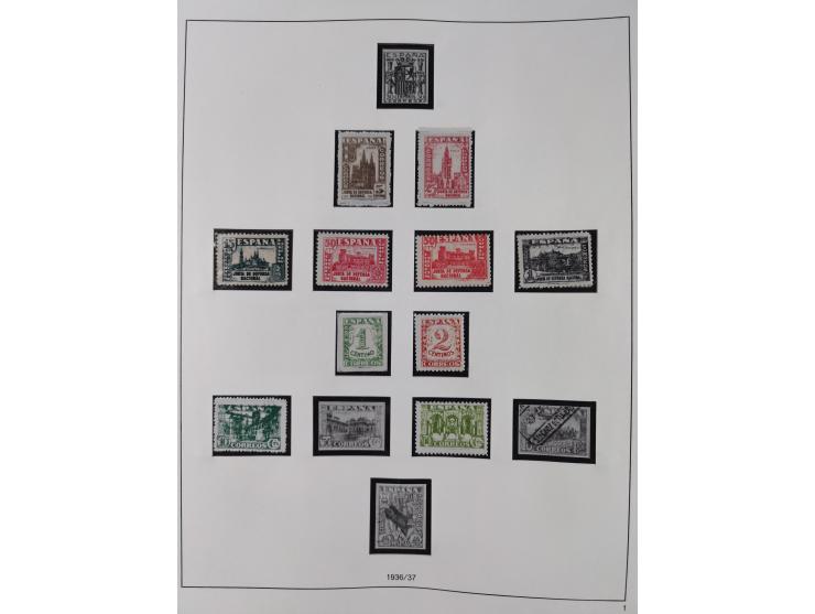 1850/1980, in the beginning mostly used and unused, from 1961-80 apparently complete mint never hinged collection, starting f