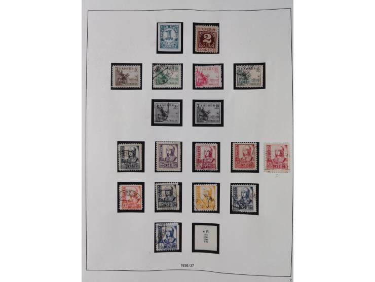 1850/1980, in the beginning mostly used and unused, from 1961-80 apparently complete mint never hinged collection, starting f