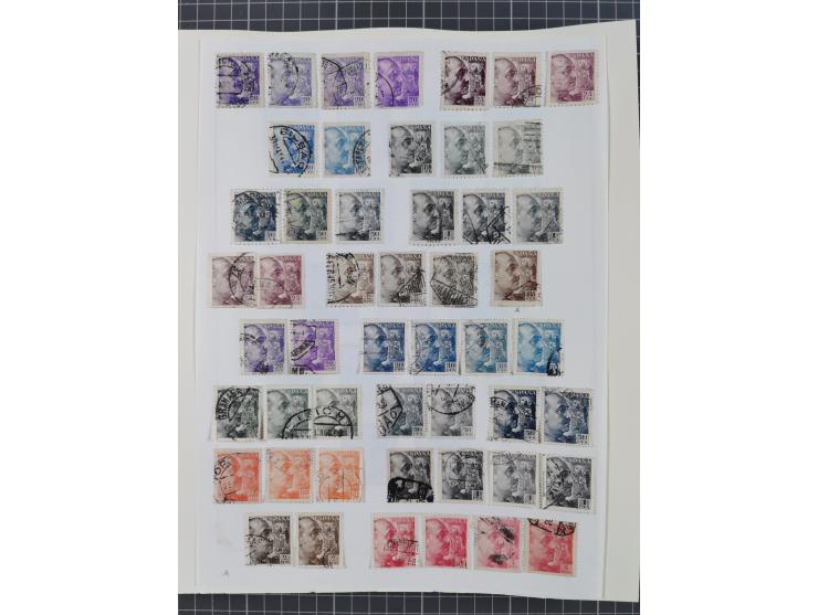 1850/1980, in the beginning mostly used and unused, from 1961-80 apparently complete mint never hinged collection, starting f