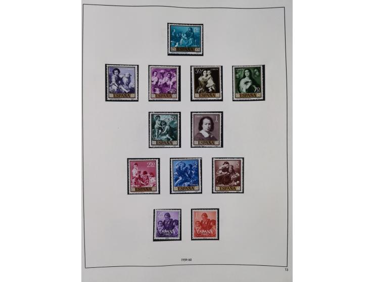 1850/1980, in the beginning mostly used and unused, from 1961-80 apparently complete mint never hinged collection, starting f