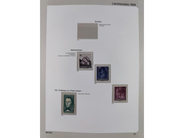 1912/1988, anfangs meist gestempelte/ungebrauchte, ab 1965-88 in den Hauptnummern augenscheinlich komplette postfrische Samml