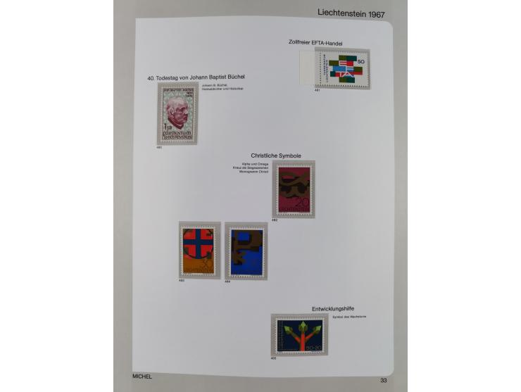 1912/1988, anfangs meist gestempelte/ungebrauchte, ab 1965-88 in den Hauptnummern augenscheinlich komplette postfrische Samml