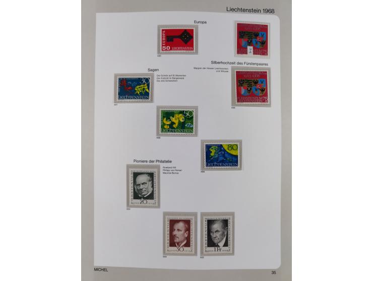 1912/1988, anfangs meist gestempelte/ungebrauchte, ab 1965-88 in den Hauptnummern augenscheinlich komplette postfrische Samml