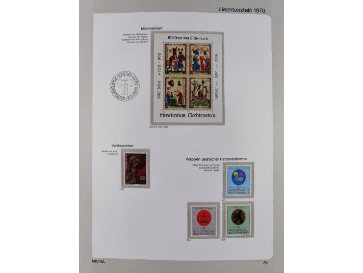 1912/1988, anfangs meist gestempelte/ungebrauchte, ab 1965-88 in den Hauptnummern augenscheinlich komplette postfrische Samml